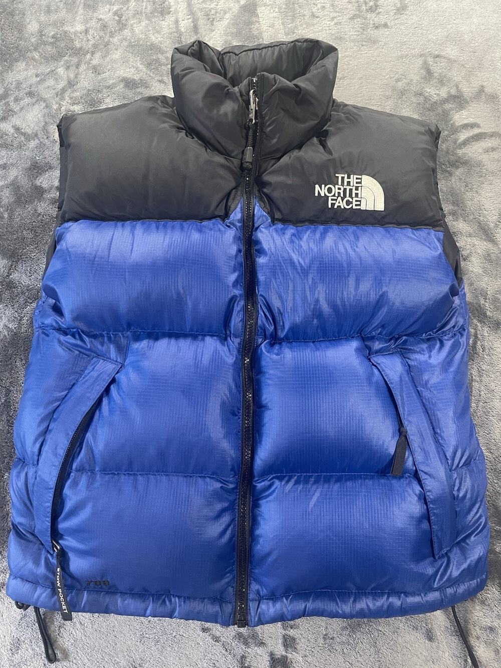 The North Face 700-Down Puffer Vest Womens Small Retro 1996 Nuptse Rare Colorway